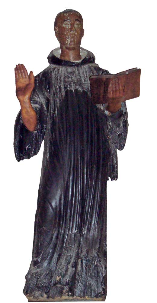 Statue Saint-Gildas de Rhuys, église d'Hoedic