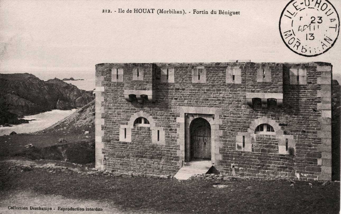 Fortin du Beniguet, Houat, carte postale